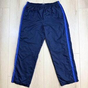 Tek Gear Men's Navy Blue‎ Track Pants XL Performance Lined Zip Hem Athletic Gym